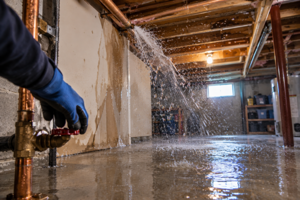 Burst Pipe Damage Cleanup in Rockford, IL